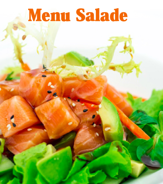 menu salade