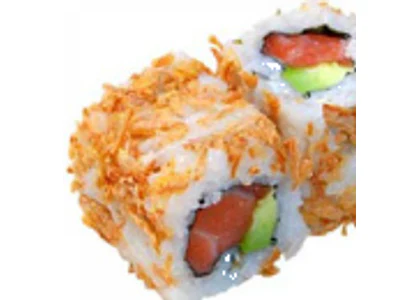 Crispy Oignon saumon avocat