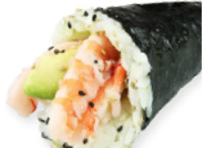 Temaki crevette avocat